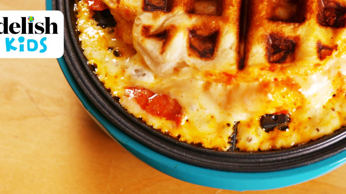 preview for Pizza Waffles Prove You Can Eat Waffles Anytime