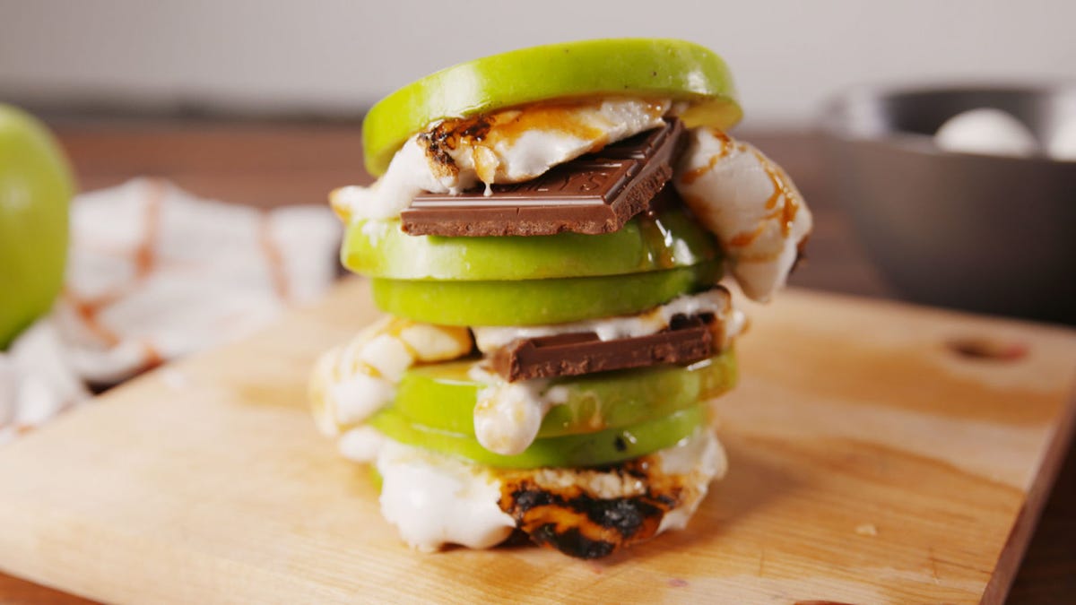 Video player poster image preview for Caramel Apple S'mores Will Get You SO Excited For Fall