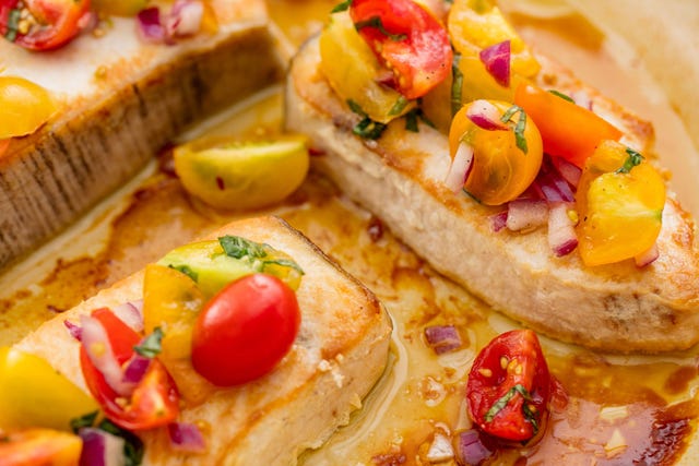 Baked Swordfish Horizontal Baked Swordfish Horizontal