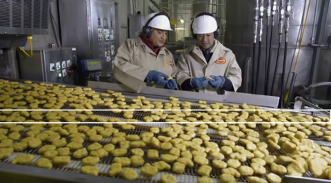 This Video Shows Exactly How Mcdonald S Mcnuggets Are Made