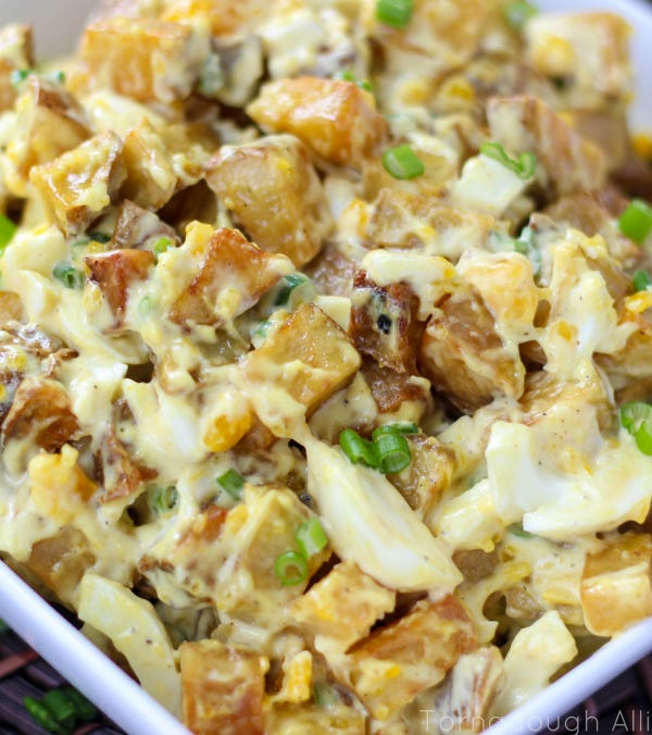 Dish, Food, Cuisine, Ingredient, Tuna casserole, Salad, Produce, Recipe, Potato salad, Side dish, 