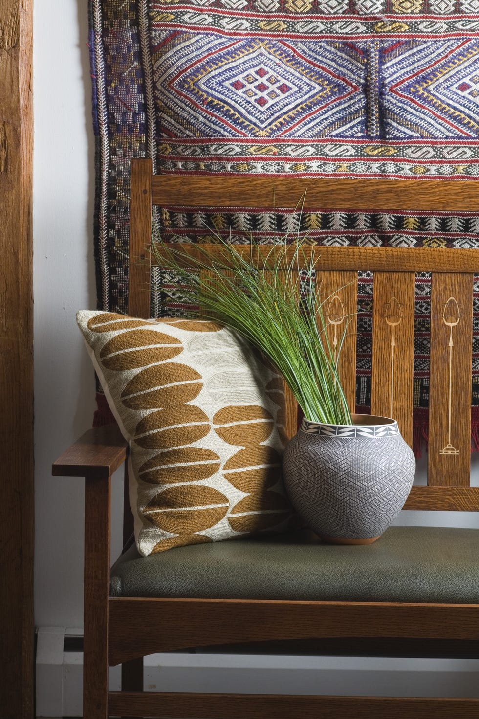 Room, Furniture, Interior design, Living room, Cushion, Table, Chair, Textile, Pillow, House, 