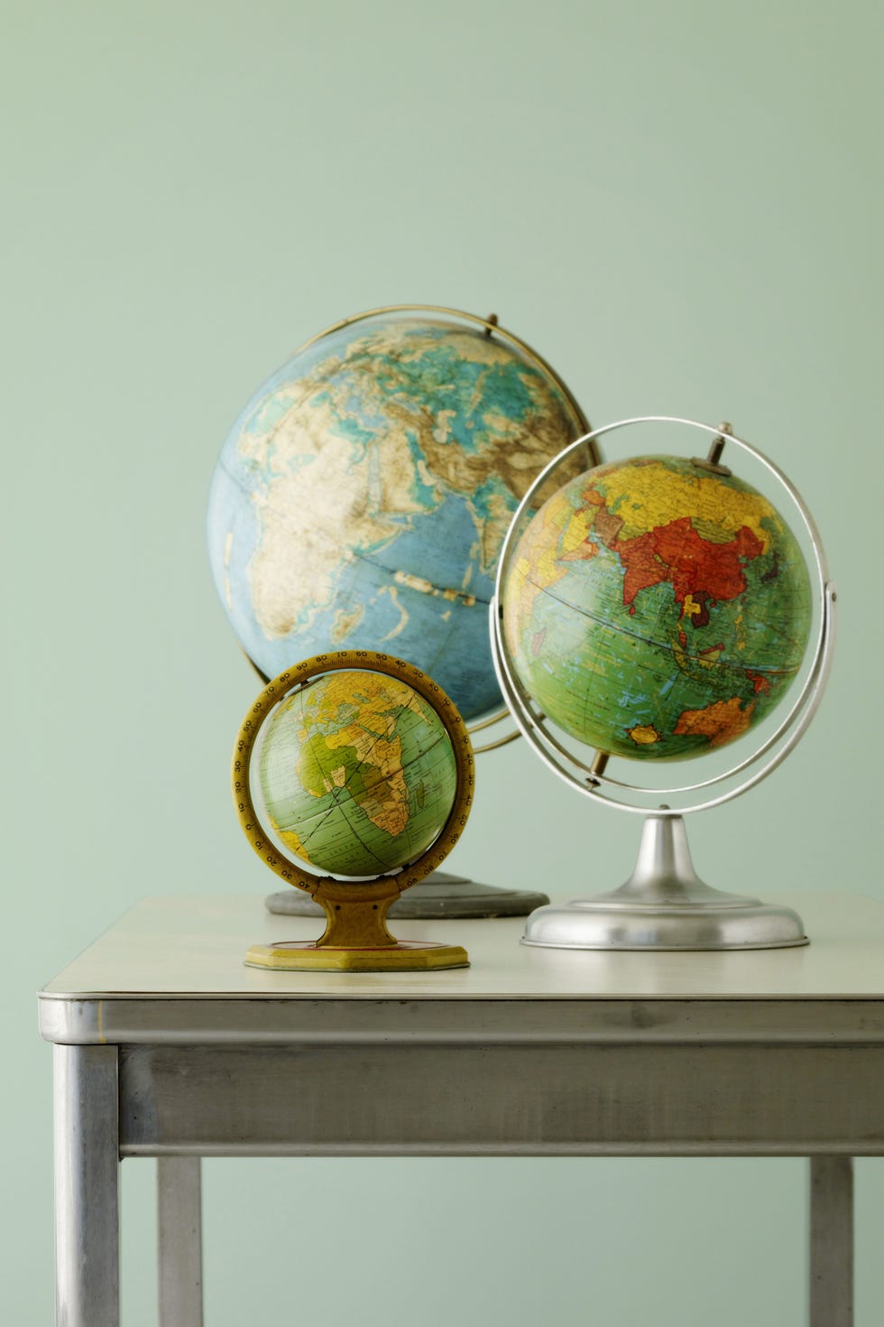 Globe, World, Sphere, Furniture, Still life, Table, Room, Interior design, Interior design, Still life photography, 