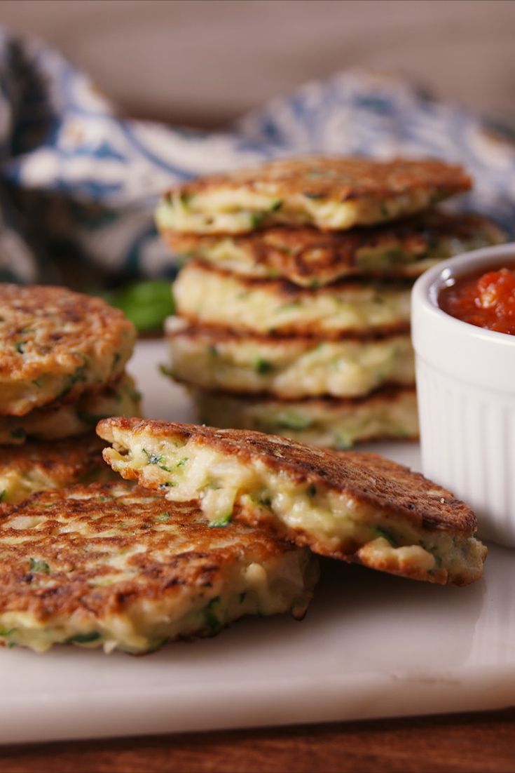 Zucchini Parm fritters vertical