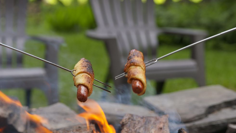 Campfire Pigs In A Blanket Horizontal