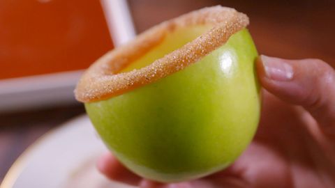 Making Caramel Apple Spritzers Video Caramel Apple Spritzers Recipe How To Video