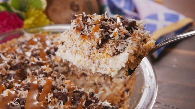 Frozen Samoa Pie Horizontal