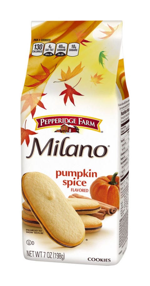 Pumpkin spice cookies
