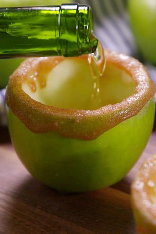 Making Caramel Apple Spritzers Video Caramel Apple Spritzers Recipe How To Video