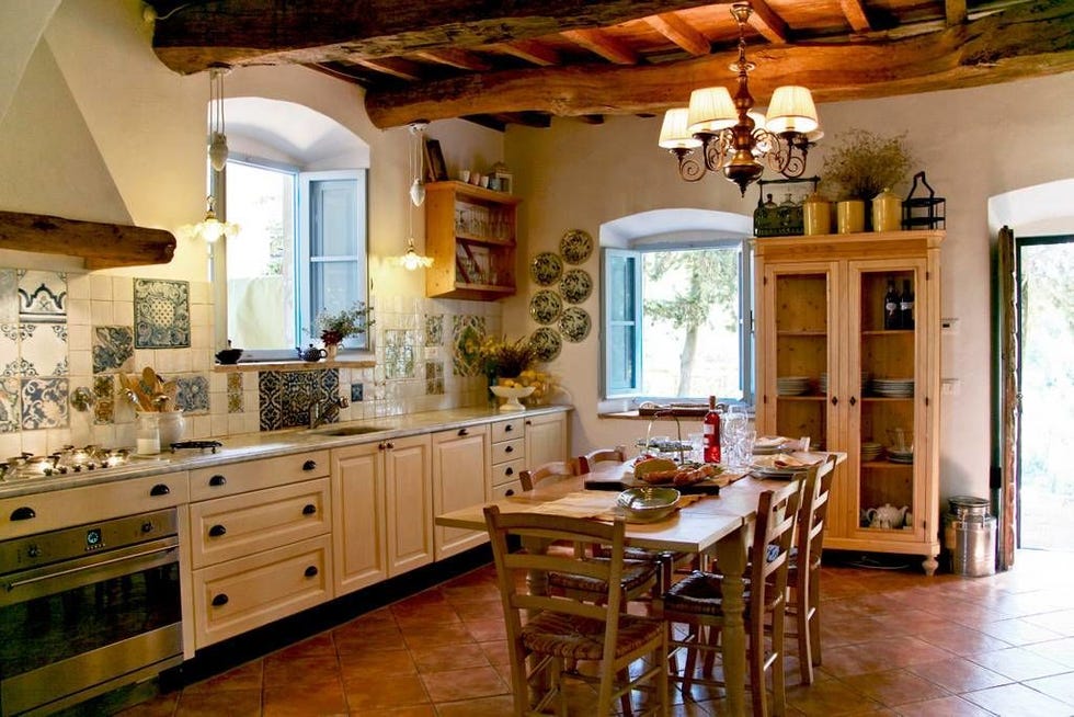 Countertop, Room, Property, Furniture, Kitchen, Building, Cabinetry, Ceiling, Interior design, Wood flooring, 