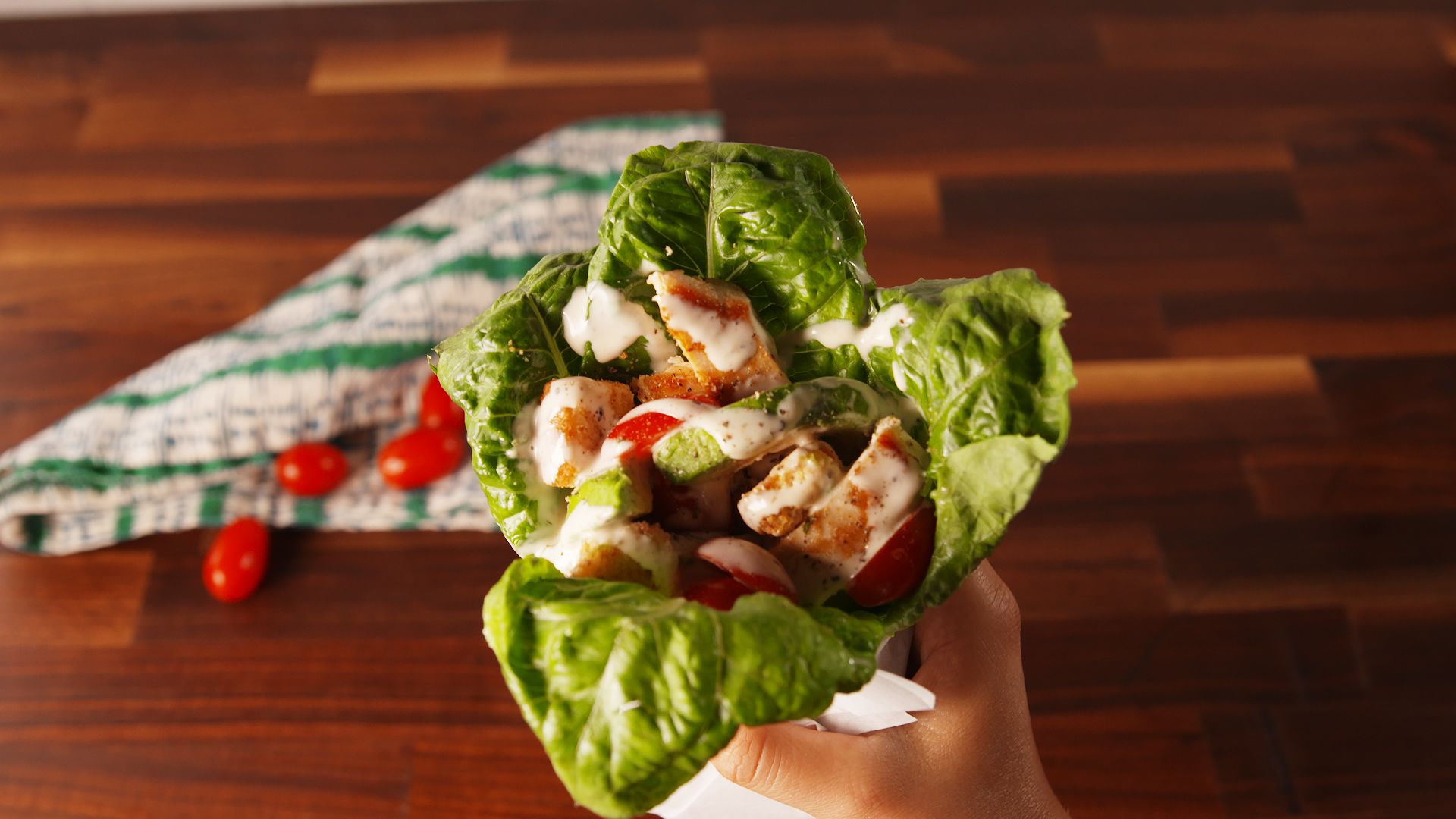 Chicken Caesar Wraps-image