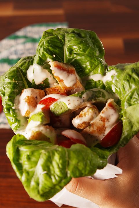 chicken-caesar-lettuce-wraps