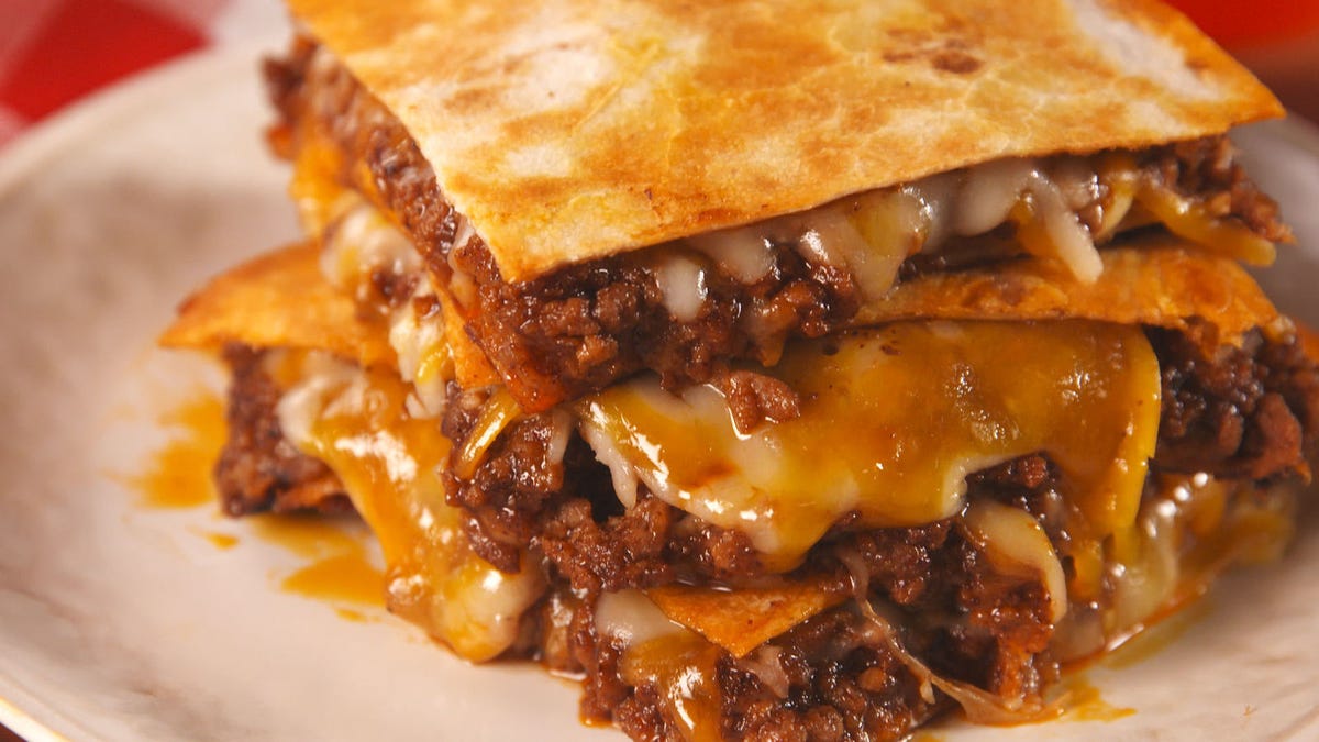 Video player poster image preview for Sloppy Joe Quesadillas Make All Your Childhood Dreams Come True