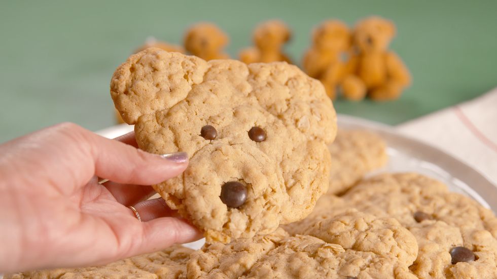 Teddy bear biscuits - Cooking with my kids