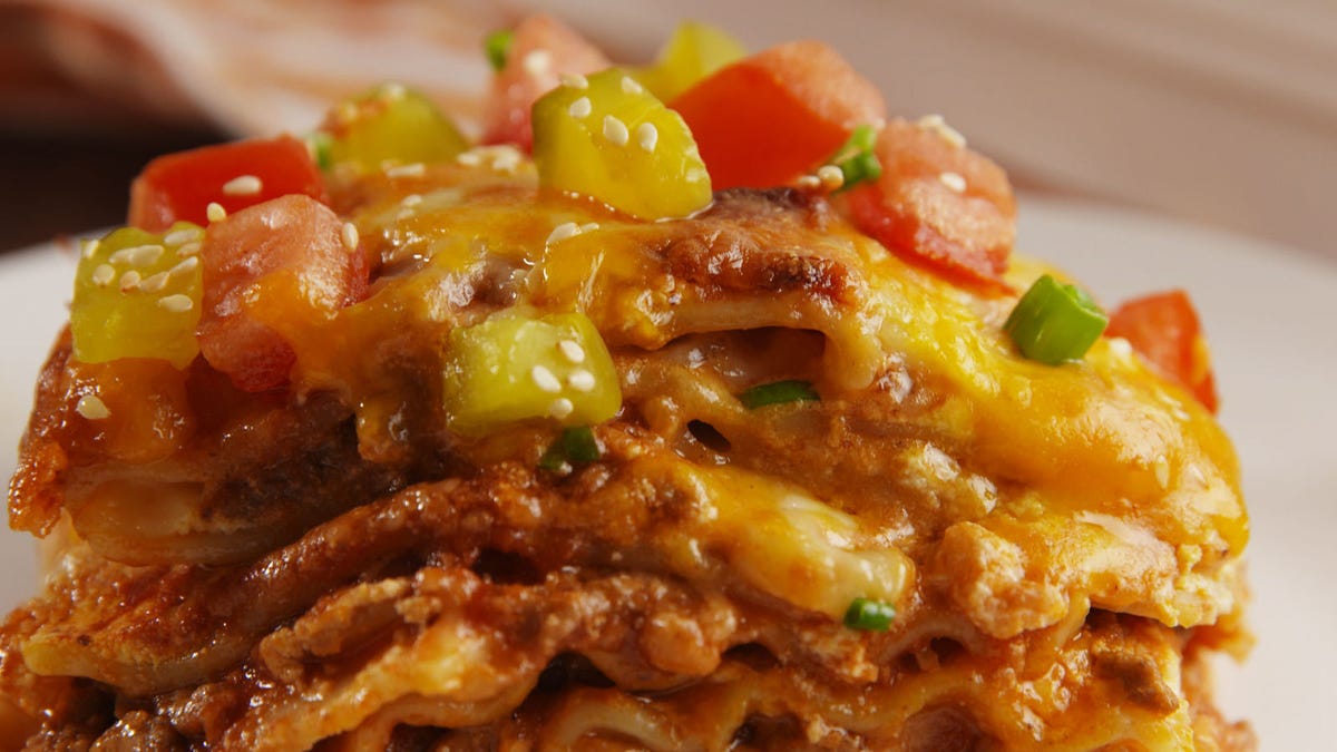 preview for Cheeseburger Lasagna Is The Craziest Lasagna We've Ever Made