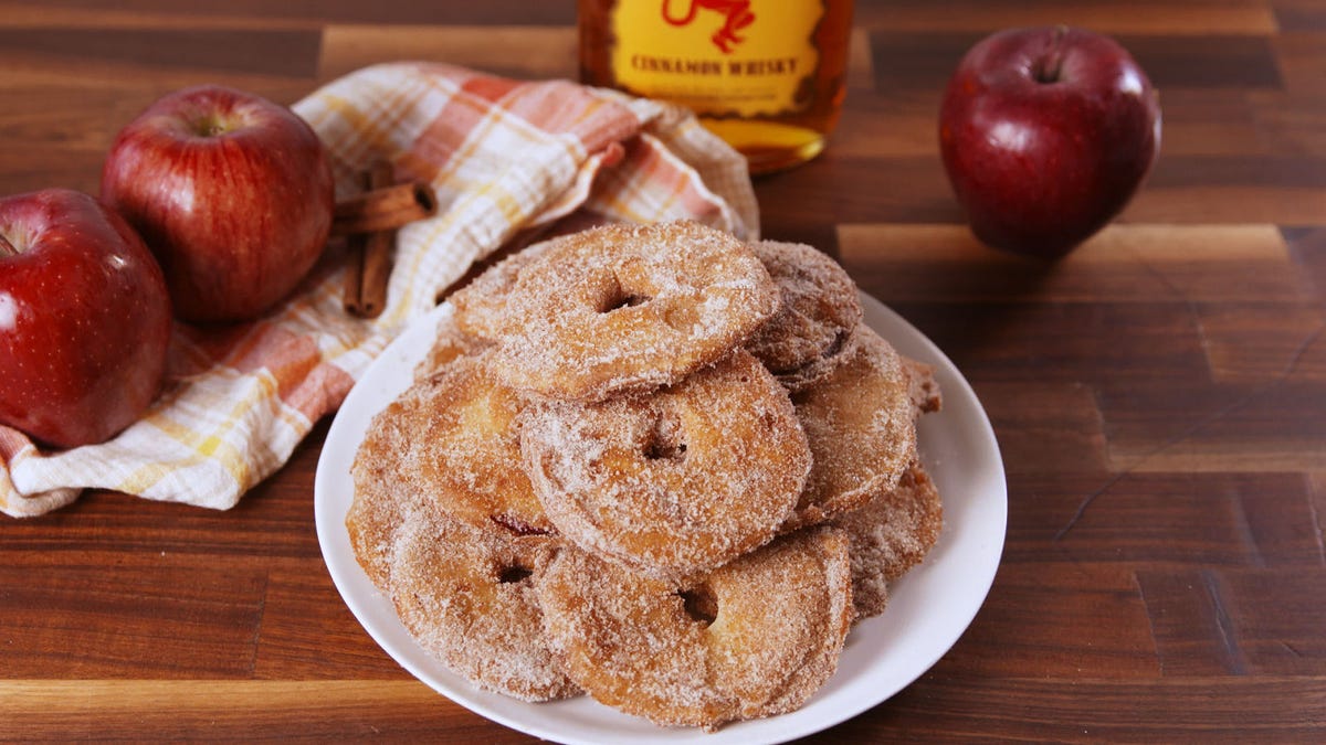 Video player poster image preview for These Fireball Apple Fritters Are The Perfect Way To Start Apple Season