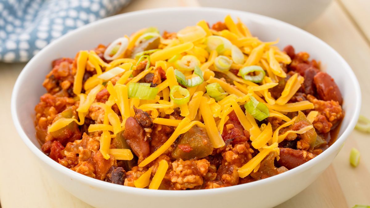 preview for Slow-Cooker Turkey Chili Is Comfort Food Made Light AND Easy