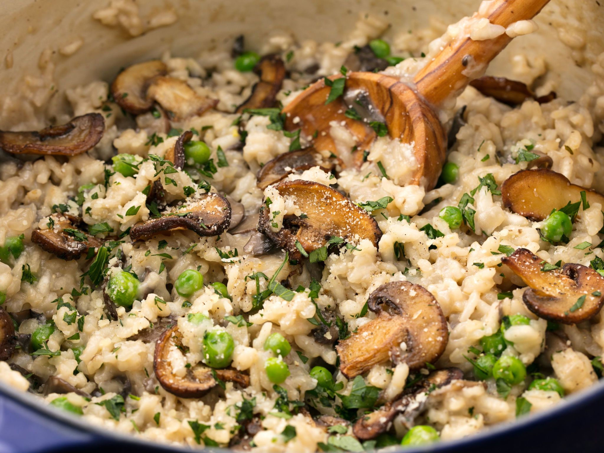 Mushroom risotto discount