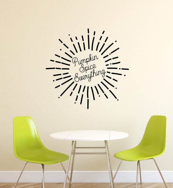 Furniture, Wall sticker, Chair, Wall, Yellow, Table, Room, Line, Design, Interior design, 