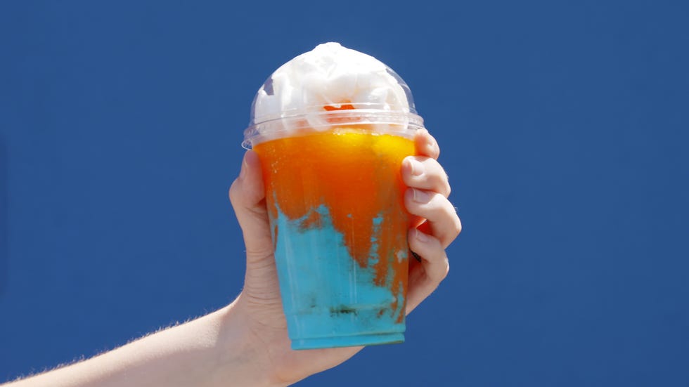 Product, Hand, Orange drink, Drink, 