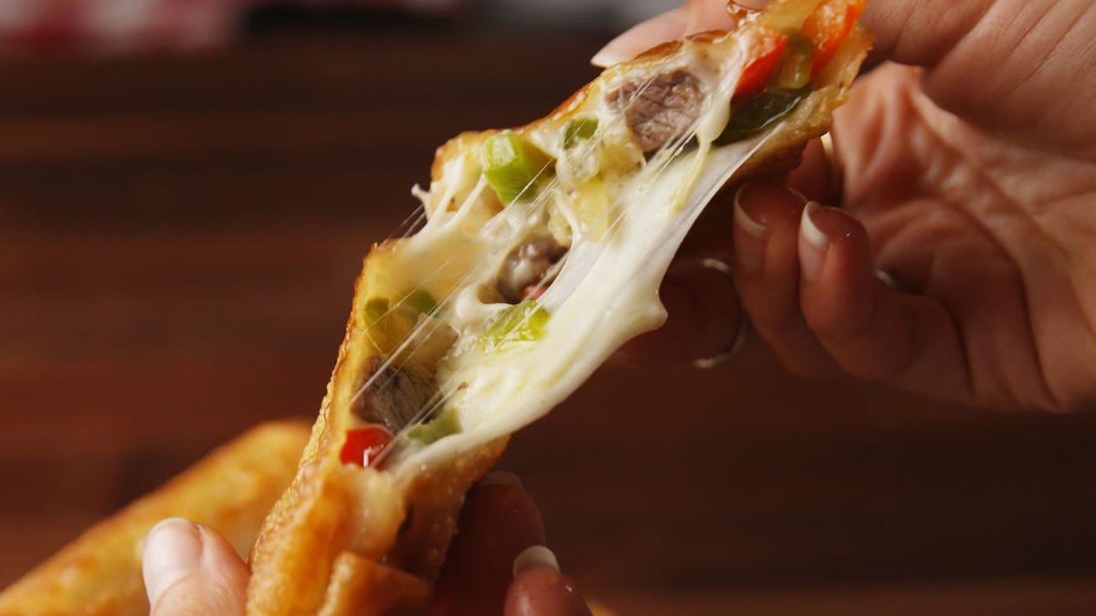 Video player poster image preview for Cheesesteak Egg Rolls Are The Best Drunk Food EVER
