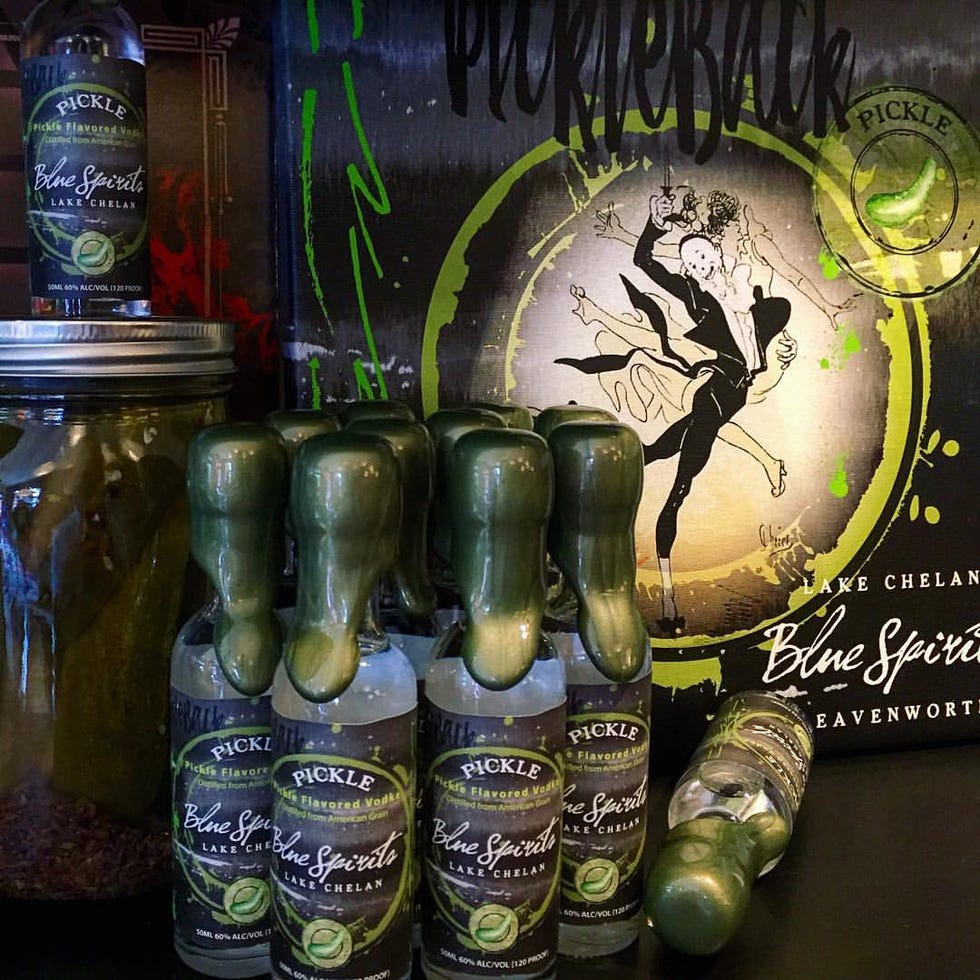 Blue Spirits pickle vodka