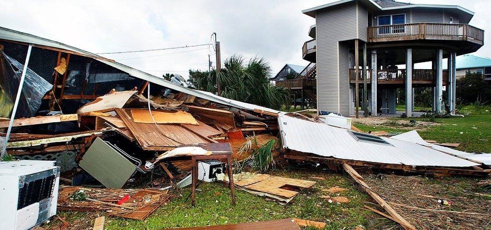 Property, Home, House, Residential area, Geological phenomenon, Earthquake, Neighbourhood, Roof, Building, Rural area, 