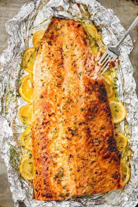 How To Cook Salmon In The Oven Easy Baked Salmon Fillet Recipe