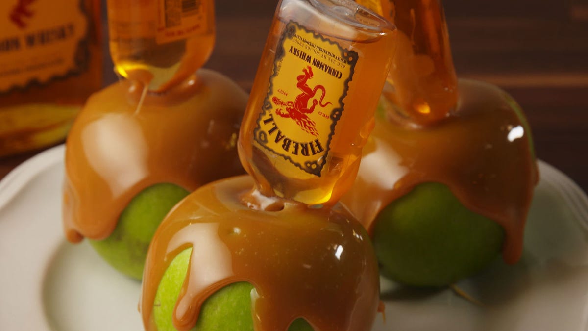 Video player poster image preview for Celebrate Fall With Fireball Caramel Apples!