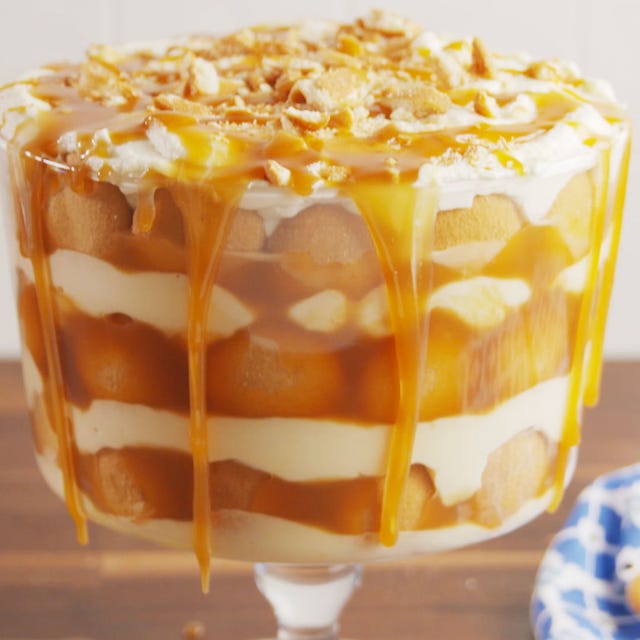 salted caramel banana pudding