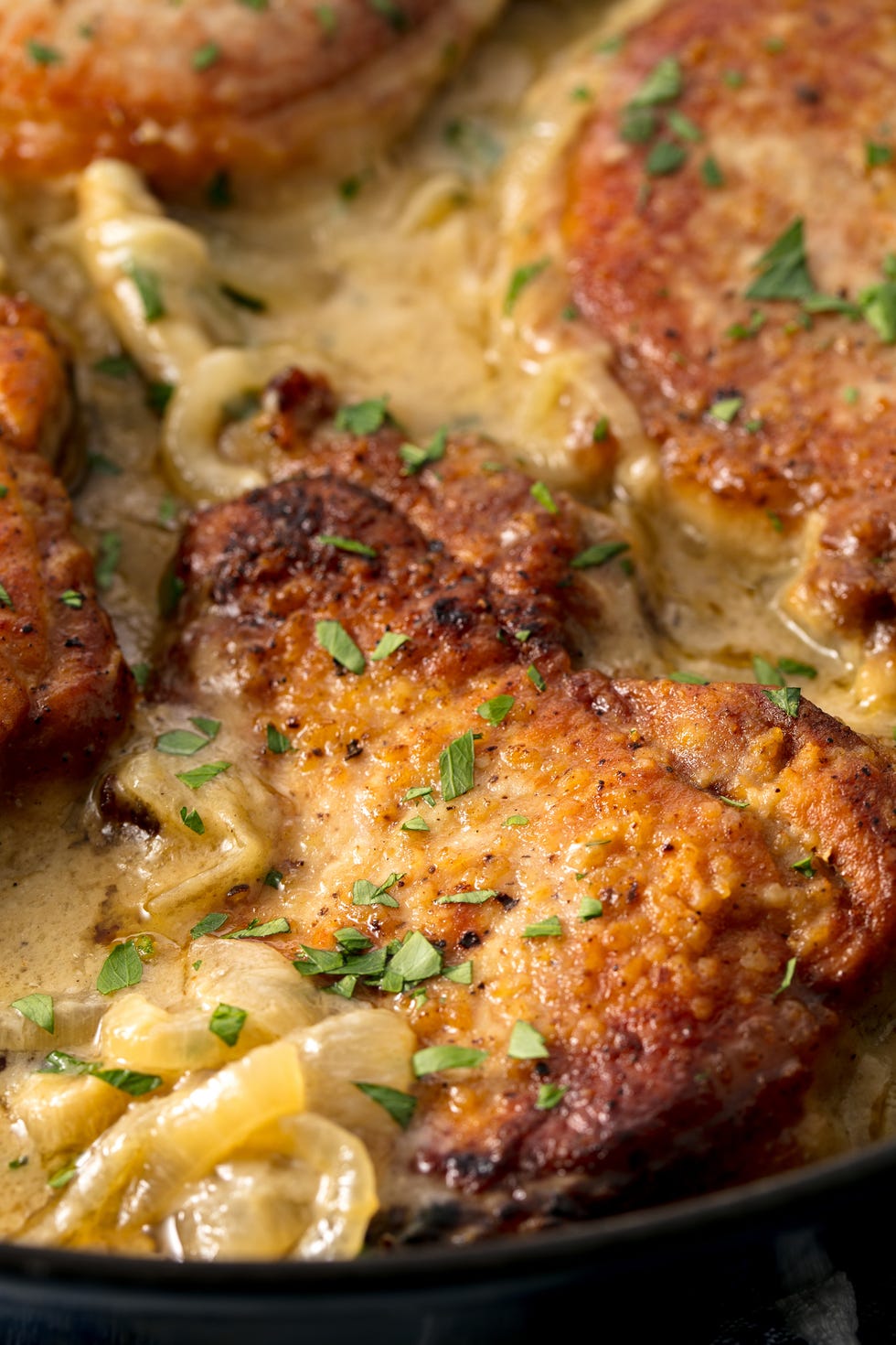 smothered pork chops vertical