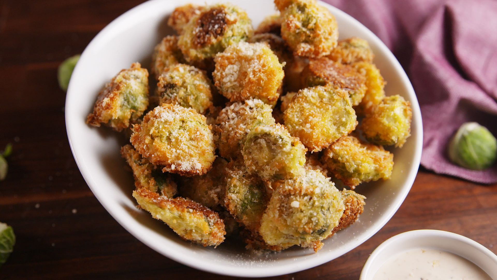 Best Parmesan Crusted Brussels Sprouts Recipes How To Make Parmesan Crusted Brussels Sprouts