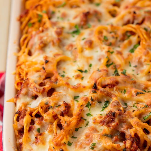 baked spaghetti vertical