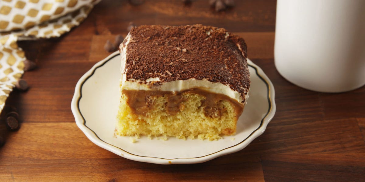 Tiramisu Poke Cake