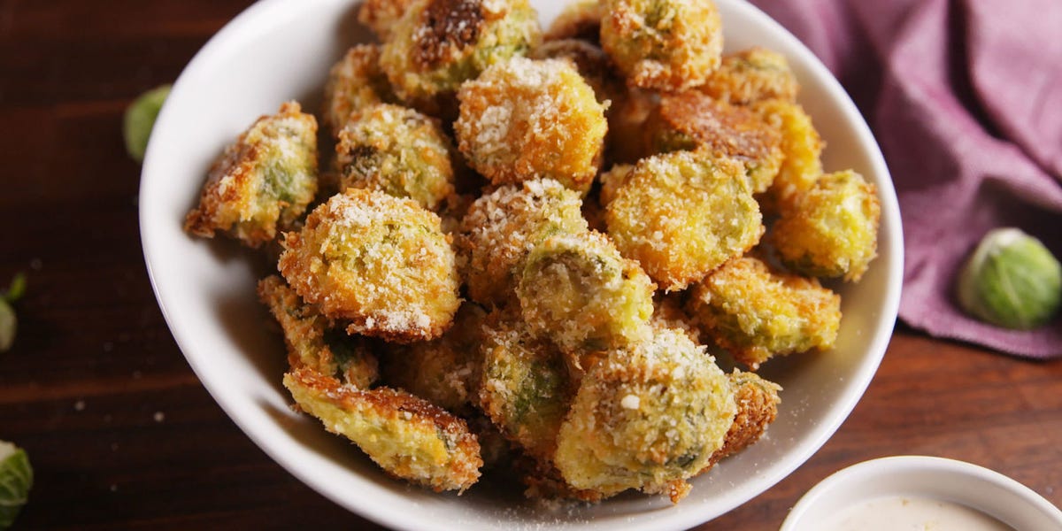 Parmesan Crusted Brussels Sprouts