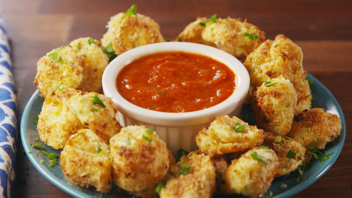 Video player poster image preview for Treat Yo' Self With Oven Fried Tortellini
