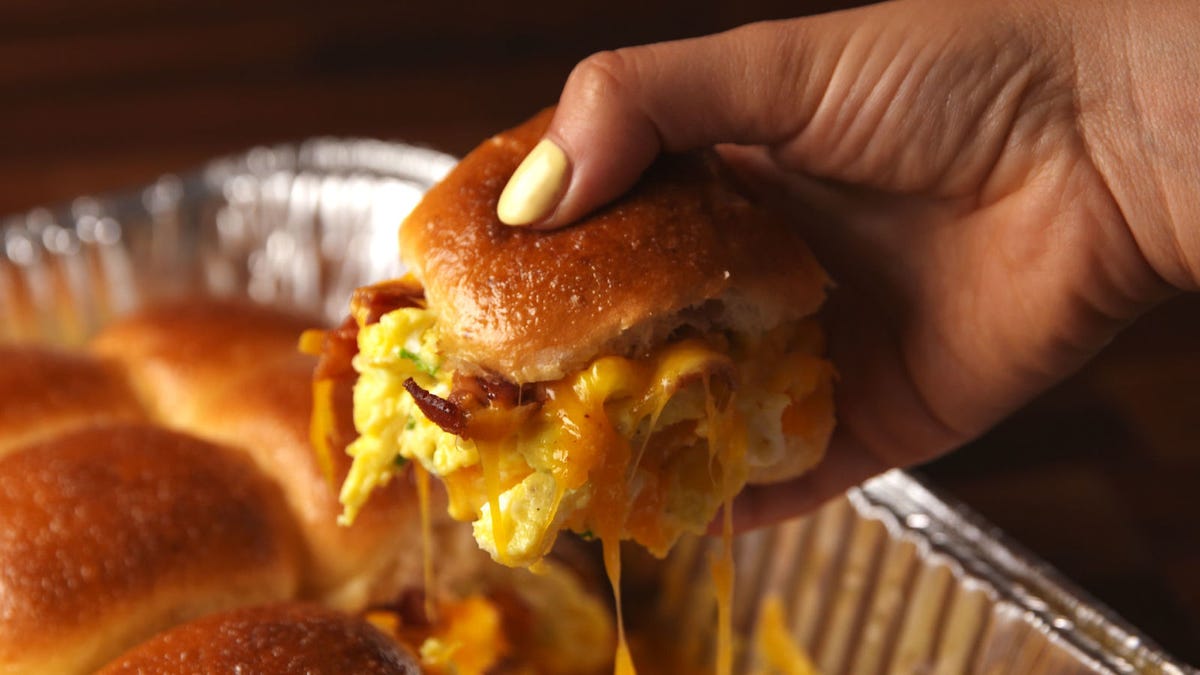 preview for Your Tailgate Needs These Pull-Apart Breakfast Sliders