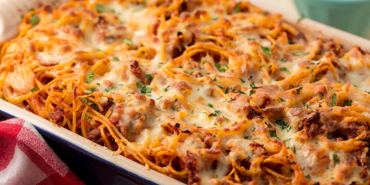 easy baked spaghetti recipe