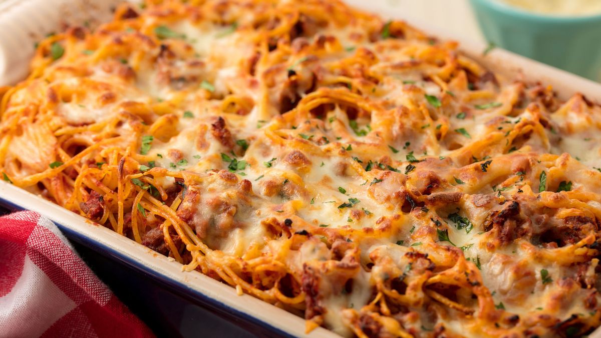 preview for This Baked Spaghetti Is Comfort Food Perfection