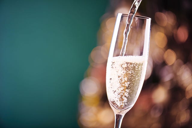 Christmas prosecco