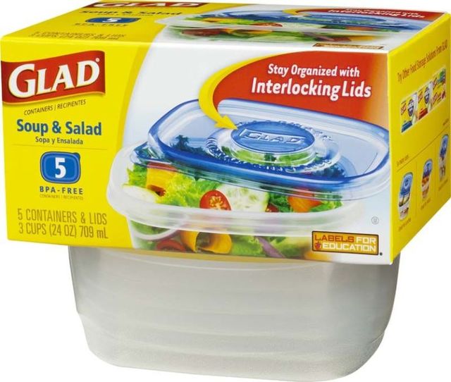 The Glad Container Hack That Keeps Your Salad Dry