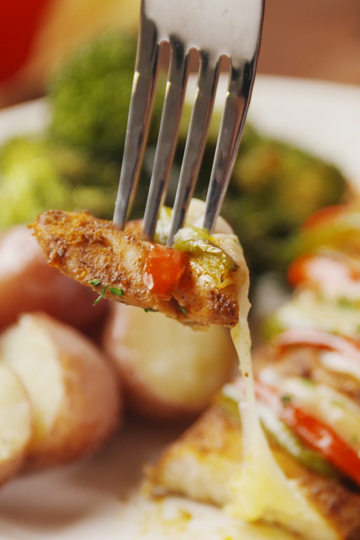 Cajun Stuffed Chicken Vertical
