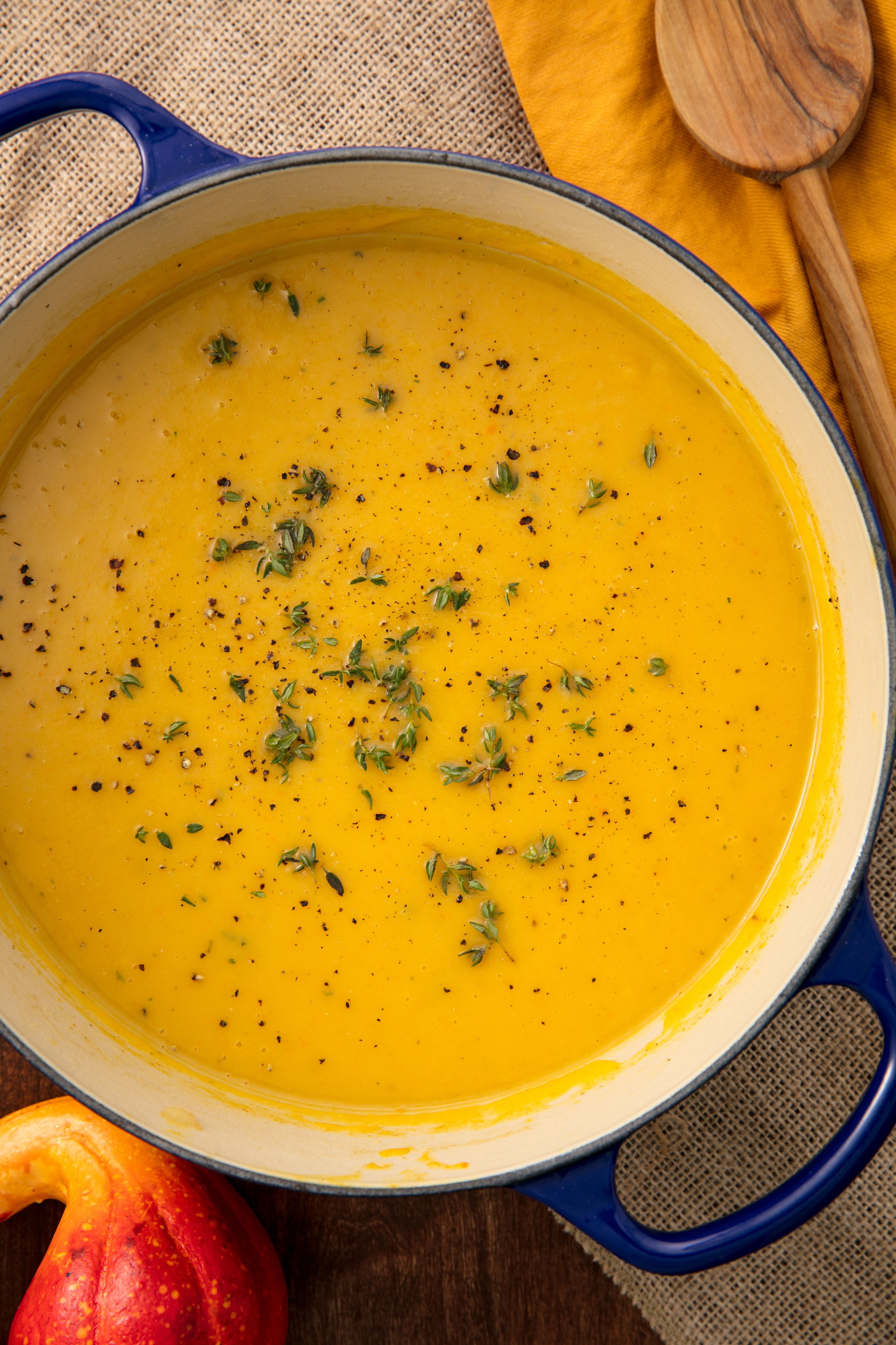roasted buttercup squash soup