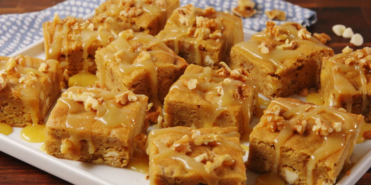Maple Butter Blondies