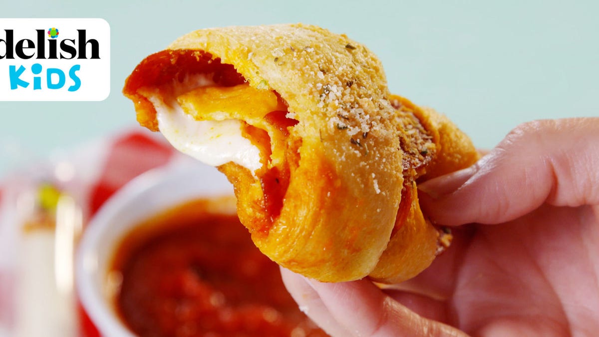 Video player poster image preview for Pepperoni Pizza Sticks = Fun to Make, Fun to Eat