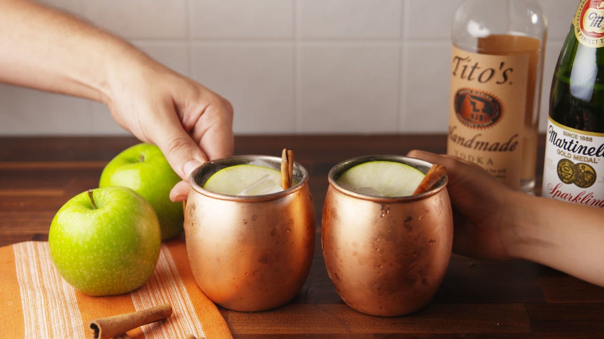 Video player poster image preview for Apple Cider Mules Are The Perfect Fall Drink