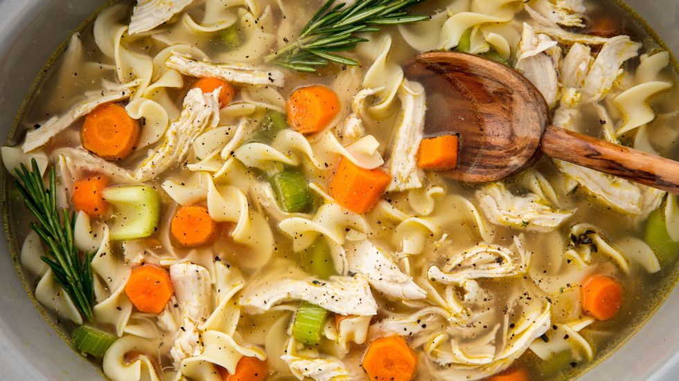 Easy Crockpot Chicken Noodle Soup Recipe - How to Make Slow Cooker ...