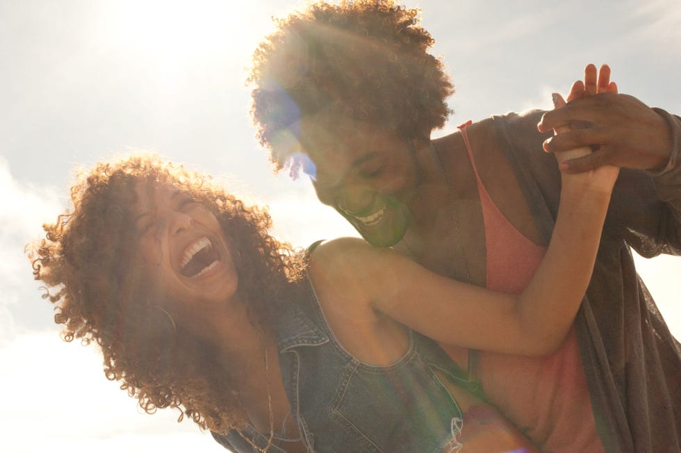 People in nature, Fun, Love, Romance, Happy, Sunlight, Gesture, Photography, Backlighting, Smile, 