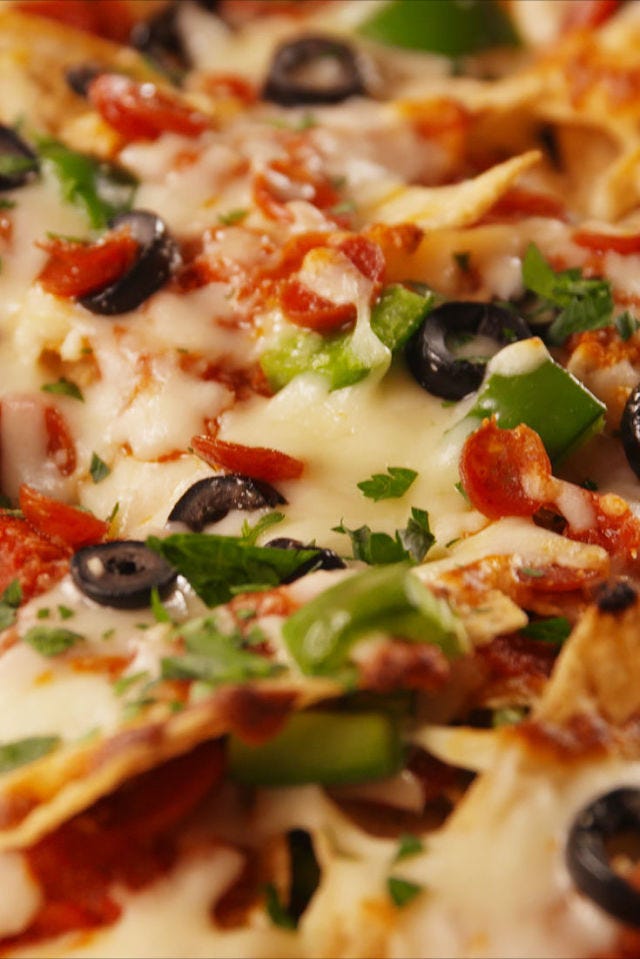 Pizza Nachos Vertical