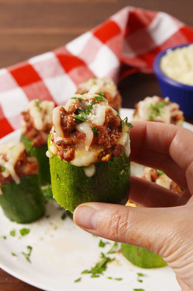 lasagna zucchini cups